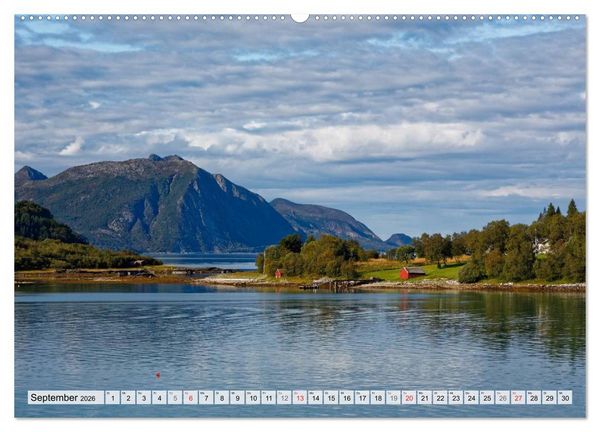 Produktbild: Hurtigruten - Faszination Natur (hochwertiger Premium Wandkalender 2026 DIN A2 quer), Kunstdruck in Hochglanz