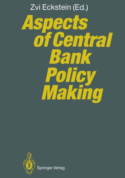 Produktbild: Aspects of Central Bank Policy Making
