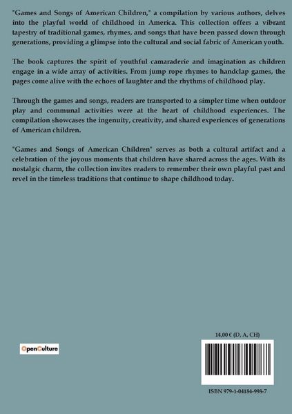 Produktbild: Games and Songs of American Children