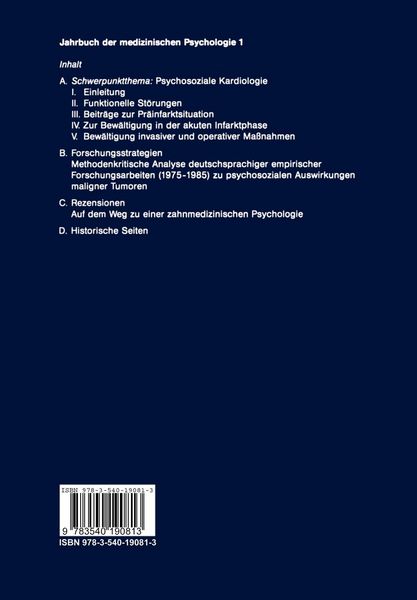Produktbild: Psychosoziale Kardiologie