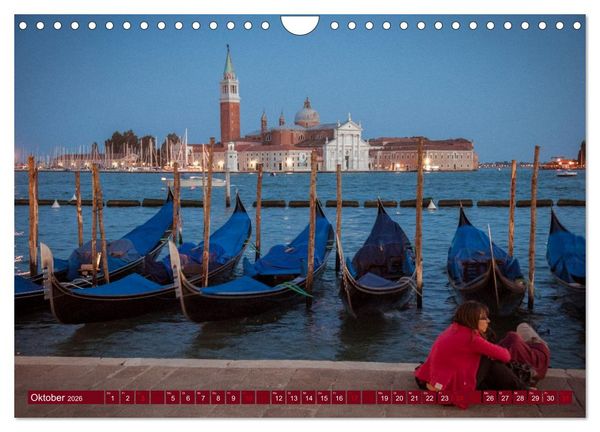 Produktbild: Venedig - Traum in der Lagune (Wandkalender 2026 DIN A4 quer), CALVENDO Monatskalender
