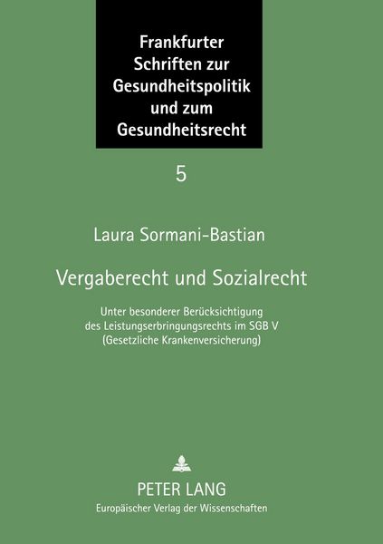 Produktbild: Vergaberecht und Sozialrecht
