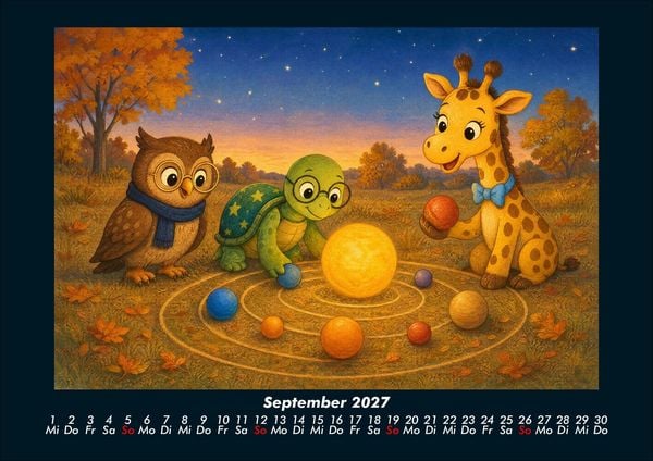 Produktbild: Kleine Astronomen 2027 Fotokalender DIN A4