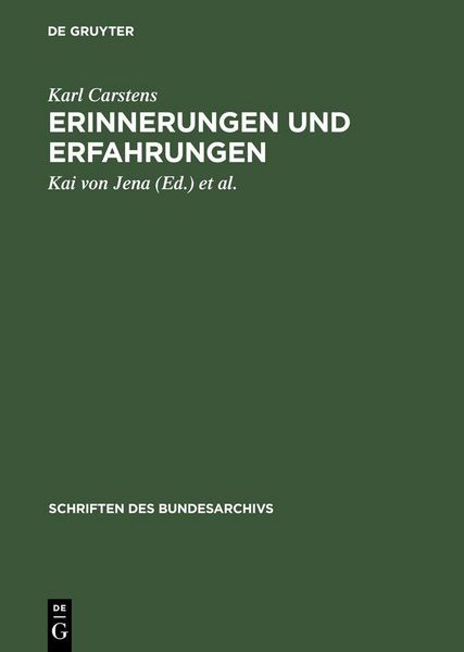 Produktbild: Erinnerungen und Erfahrungen