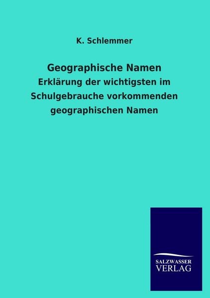 Produktbild: Geographische Namen