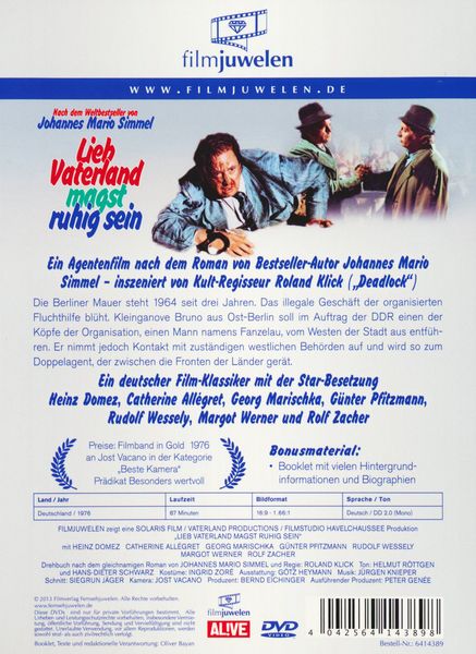 Produktbild: Lieb Vaterland magst ruhig sein - Filmjuwelen