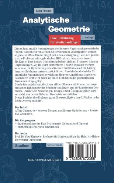 Produktbild: Analytische Geometrie