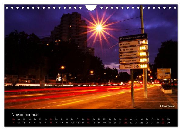 Produktbild: Gelsenkirchen 2026 (Wandkalender 2026 DIN A4 quer), CALVENDO Monatskalender
