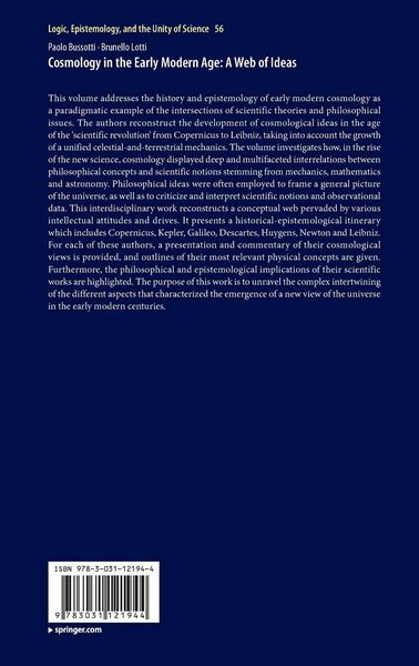 Produktbild: Cosmology in the Early Modern Age: A Web of Ideas