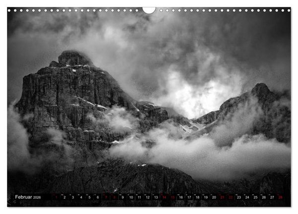 Produktbild: Dramatik in SW (Wandkalender 2026 DIN A3 quer), CALVENDO Monatskalender