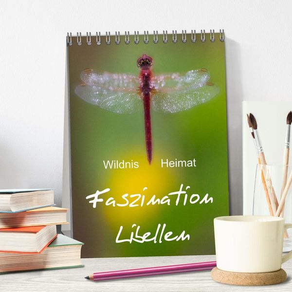 Produktbild: Faszination Libellen - Wildnis Heimat (Tischkalender 2026 DIN A5 hoch), CALVENDO Monatskalender