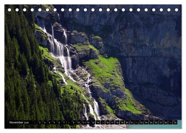 Produktbild: Berge im Berner Oberland (Tischkalender 2026 DIN A5 quer), CALVENDO Monatskalender