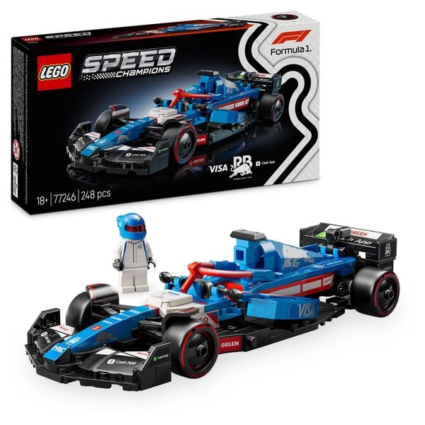 LEGO Speed Champions Visa Cash App RB VCARB 01 F1 Rennauto Modell 77246