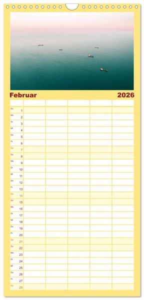 Produktbild: Familienplaner 2026 - Zypern - Eine bezaubernde Reise. mit 5 Spalten (Wandkalender, 21 x 45 cm) CALVENDO