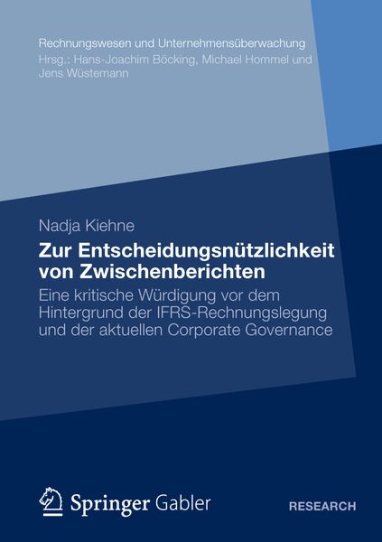 Produktbild: Zur Entscheidungsn&uuml;tzlichkeit von Zwischenberichten