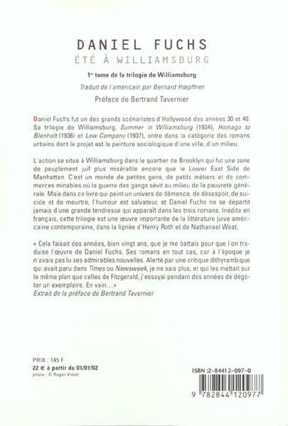 Produktbild: Trilogie de Williamsburgh