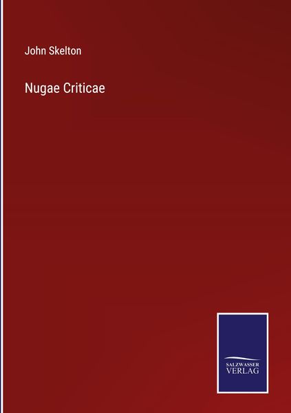 Produktbild: Nugae Criticae
