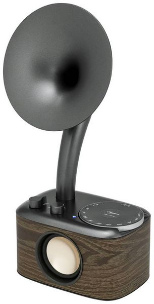 Produktbild: Sangean WR-45 Black Tischradio UKW AUX, Bluetooth&reg; wiederaufladbar Schwarz