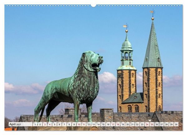 Produktbild: Goslar - Zwischen Fachwerk und Welterbe (Wandkalender 2027 DIN A2 quer), CALVENDO Monatskalender
