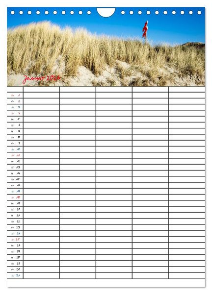 Produktbild: JUIST - DIE NORDSEEINSEL (Wandkalender 2026 DIN A4 hoch), CALVENDO Monatskalender