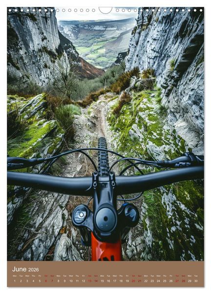 Produktbild: Downhill Adrenaline (Wall Calendar 2026 DIN A3 portrait), CALVENDO 12 Month Wall Calendar