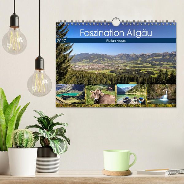 Produktbild: Faszination Allg&auml;u (Wandkalender 2027 DIN A4 quer), CALVENDO Monatskalender