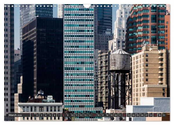 Produktbild: New York City favorites / UK-Version (Wall Calendar 2026 DIN A3 landscape), CALVENDO 12 Month Wall Calendar