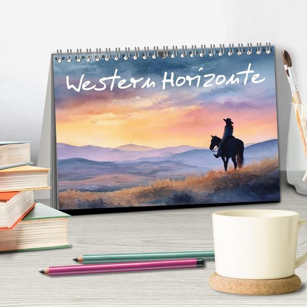 Produktbild: Western Horizonte (Tischkalender 2027 DIN A5 quer), CALVENDO Monatskalender