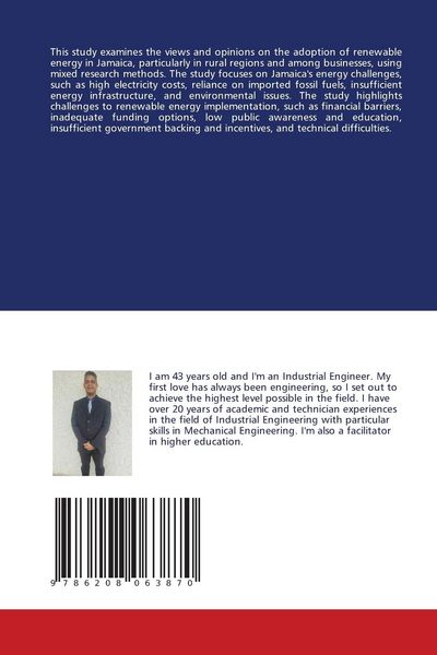 Produktbild: A Jamaican Perspective of The Role of Renewable Energy