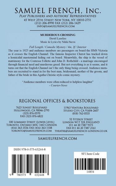 Produktbild: Murderous Crossing
