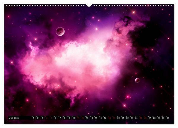 Produktbild: Sternenwelten (hochwertiger Premium Wandkalender 2026 DIN A2 quer), Kunstdruck in Hochglanz