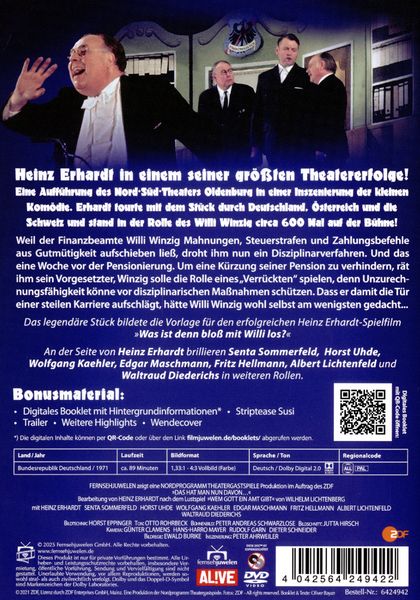 Produktbild: Heinz Erhardt: Das hat man nun davon (Neuauflage)