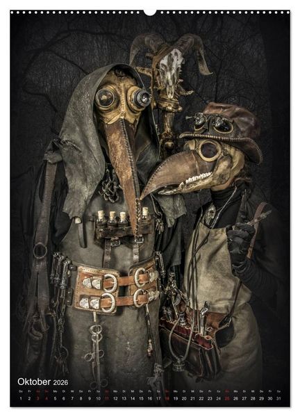 Produktbild: Steampunk Artwork (hochwertiger Premium Wandkalender 2026 DIN A2 hoch), Kunstdruck in Hochglanz