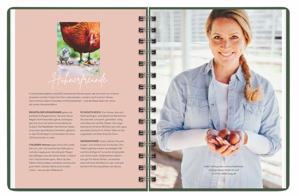 Produktbild: Judith Rakers Spiral-Kalenderbuch A5 2025 - Homefarming