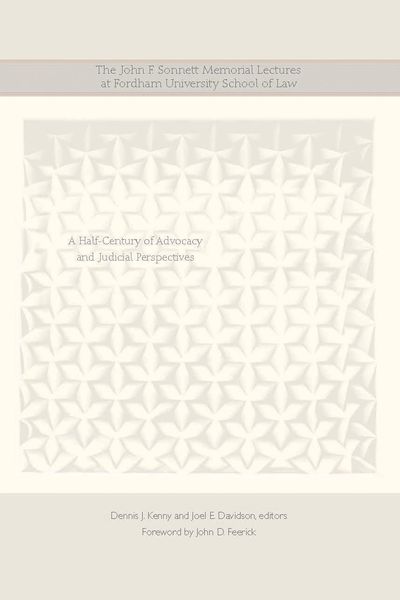 Produktbild: John F. Sonnett Memorial Lectures at Fordham University School of Law