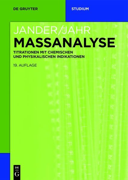 Produktbild: Massanalyse