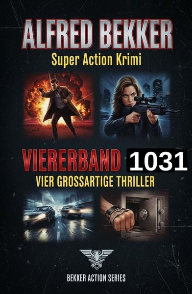 Produktbild: Super Action Krimi Viererband 1031 - Vier gro&szlig;artige Thriller