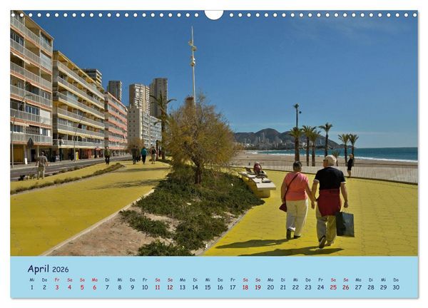 Produktbild: Benidorm (Wandkalender 2026 DIN A3 quer), CALVENDO Monatskalender