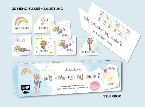 Produktbild: Memo-Spiel: Was brauchst du heute? &ndash; Kleine Gl&uuml;cksmomente zum Entdecken und Aufdecken
