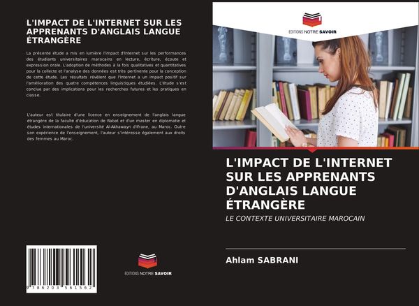 Produktbild: L'IMPACT DE L'INTERNET SUR LES APPRENANTS D'ANGLAIS LANGUE &Eacute;TRANG&Egrave;RE
