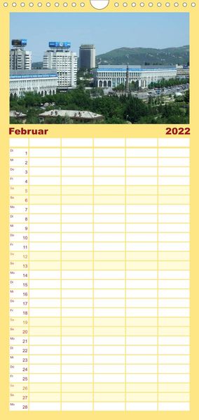 Produktbild: Familienplaner Kasachstan - Eine Bilder-Reise (Wandkalender 2022 , 21 cm x 45 cm, hoch)