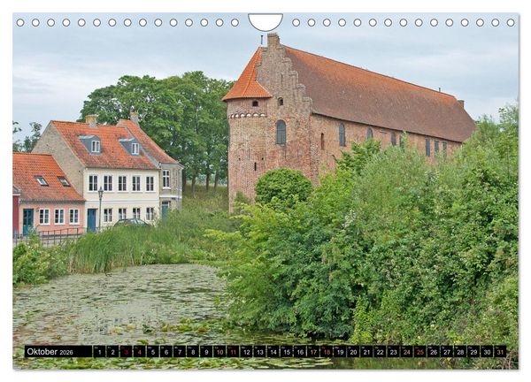 Produktbild: Schl&ouml;sser in D&auml;nemark (Wandkalender 2026 DIN A4 quer), CALVENDO Monatskalender