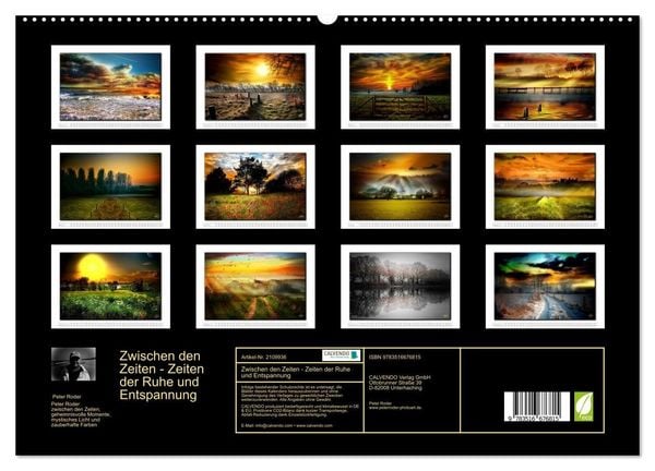 Produktbild: Zwischen den Zeiten - Zeiten der Ruhe und Entspannung (hochwertiger Premium Wandkalender 2026 DIN A2 quer), Kunstdruck in Hochglanz
