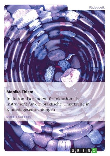 Produktbild: Inklusion. Der Index f&uuml;r Inklusion als Instrument f&uuml;r die praktische Umsetzung in Kindertageseinrichtungen