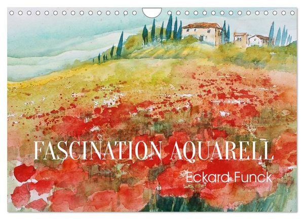 Produktbild: Faszination Aquarell - Eckard Funck (Wandkalender 2026 DIN A4 quer), CALVENDO Monatskalender