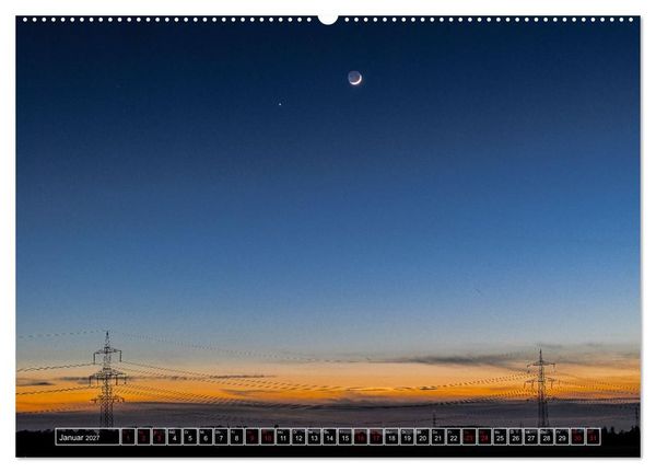 Produktbild: Faszination Mond - der etwas andere Mondkalender (hochwertiger Premium Wandkalender 2027 DIN A2 quer), Kunstdruck in Hochglanz