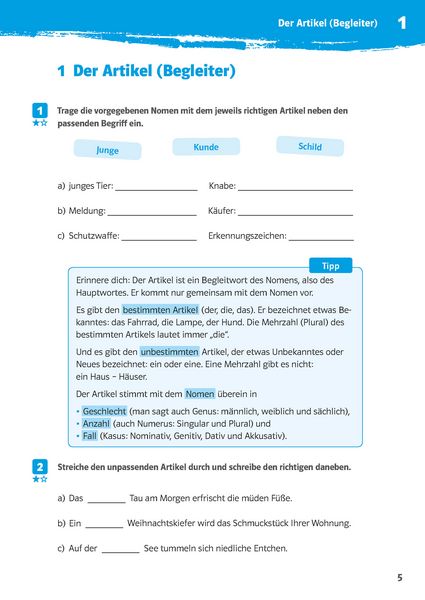 Produktbild: 10-Minuten-Training Deutsch Wortarten 5./6. Klasse. Kleine Lernportionen f&uuml;r jeden Tag