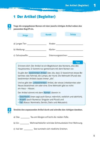 Produktbild: 10-Minuten-Training Deutsch Wortarten 5./6. Klasse. Kleine Lernportionen f&uuml;r jeden Tag