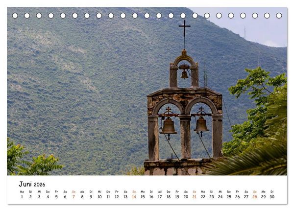 Produktbild: Dalmatiens S&uuml;den, Peljesac und Korcula (Tischkalender 2026 DIN A5 quer), CALVENDO Monatskalender