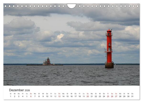 Produktbild: Leuchtt&uuml;rme und Leuchtfeuer an der Ostsee (Wandkalender 2026 DIN A4 quer), CALVENDO Monatskalender
